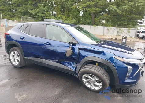 2024 Chevrolet Trax Fwd Sp из США, поврежденный, VIN KL77LFE22RC152857